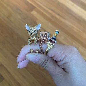 Kate Spade chihuahua ring